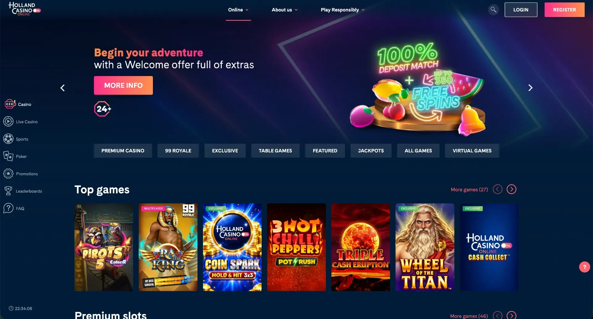 Holland Casino Online review