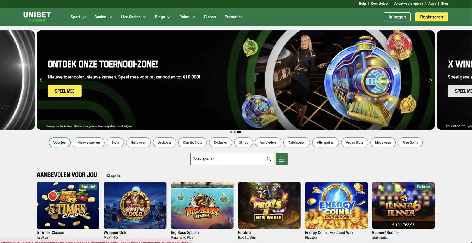 Unibet Nederland review